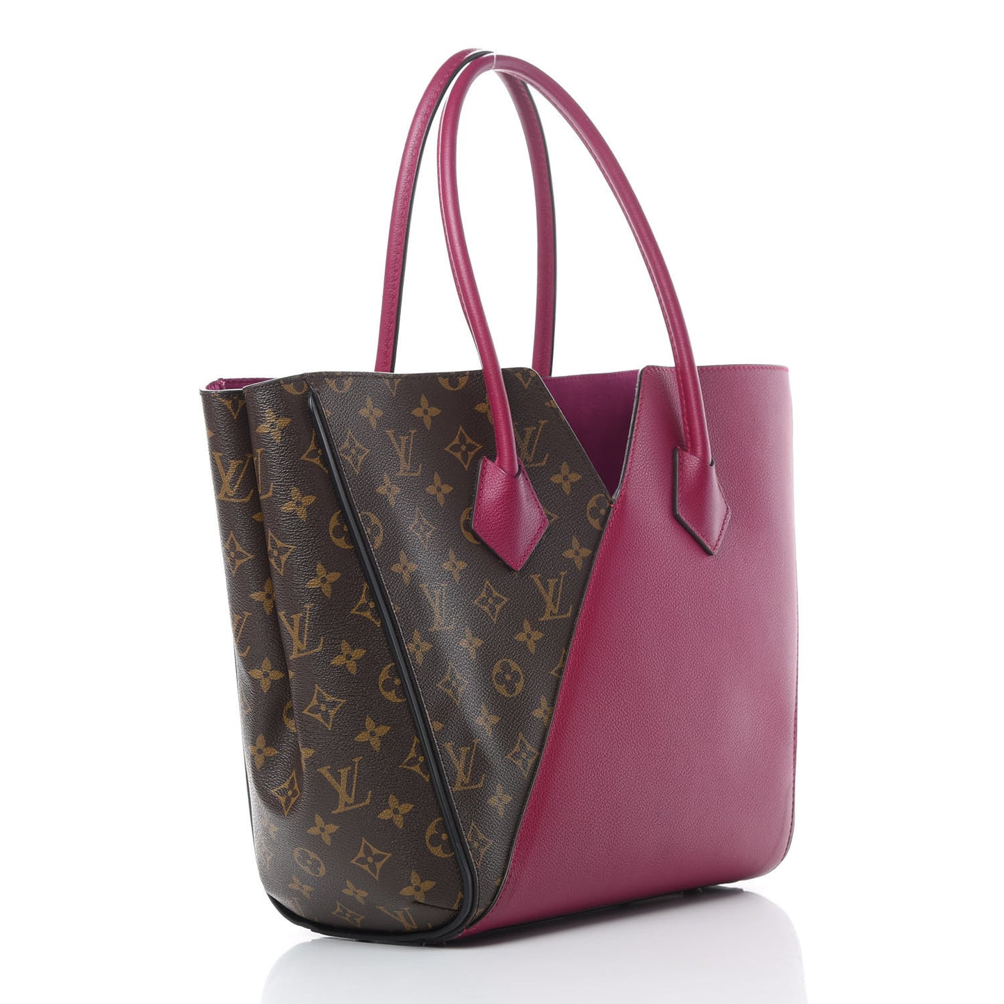 Calfskin Monogram Kimono Tote Grape