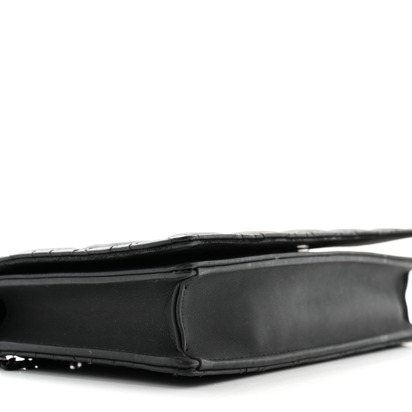 Ultra Matte Calfskin Cannage Lady Dior Clutch Black
