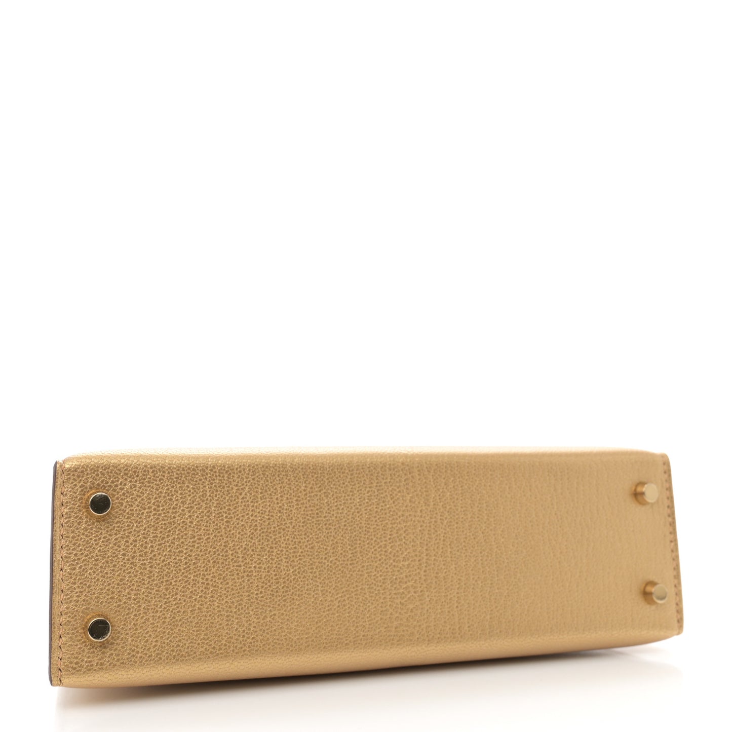 Metallic Chevre Chamkilight Mini Kelly Sellier 20 Dore