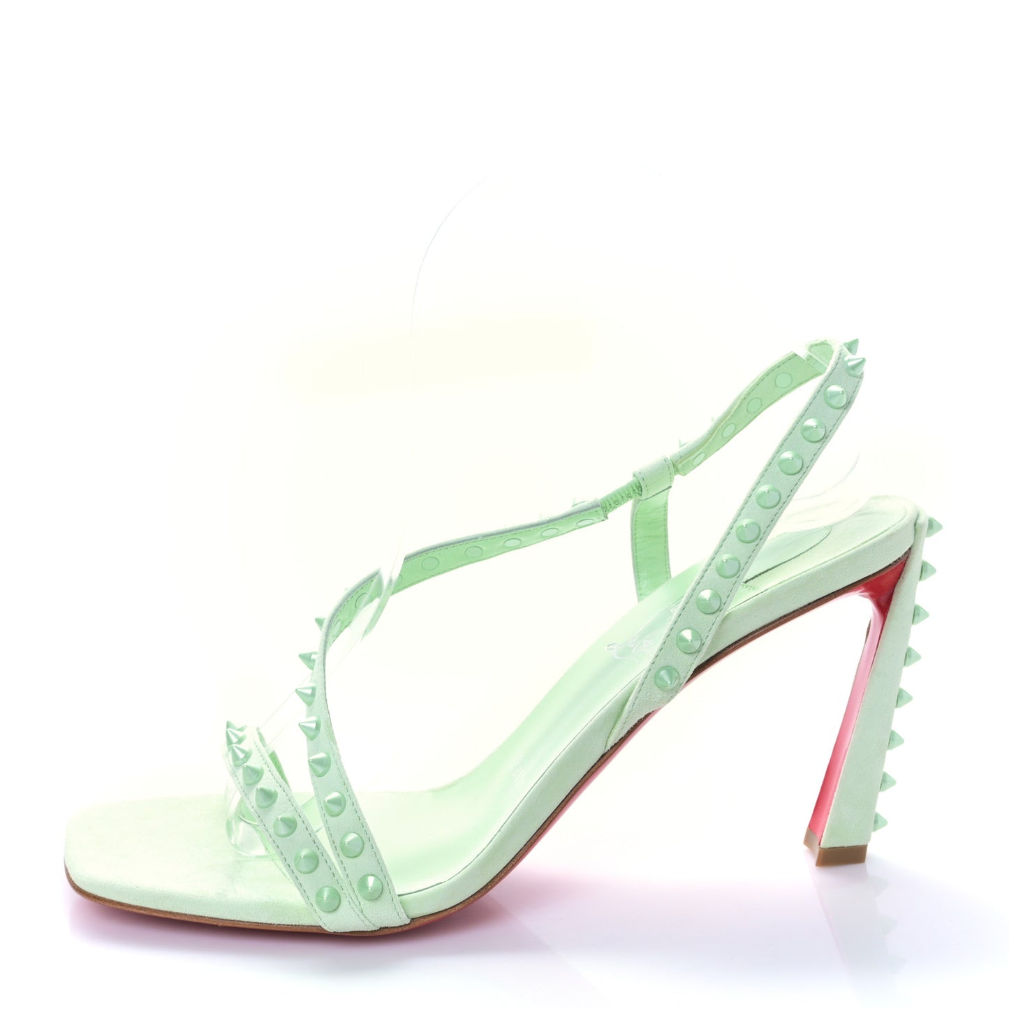 Suede Rosa Condorapik 85 Spike Sandals 38.5 Studio Green