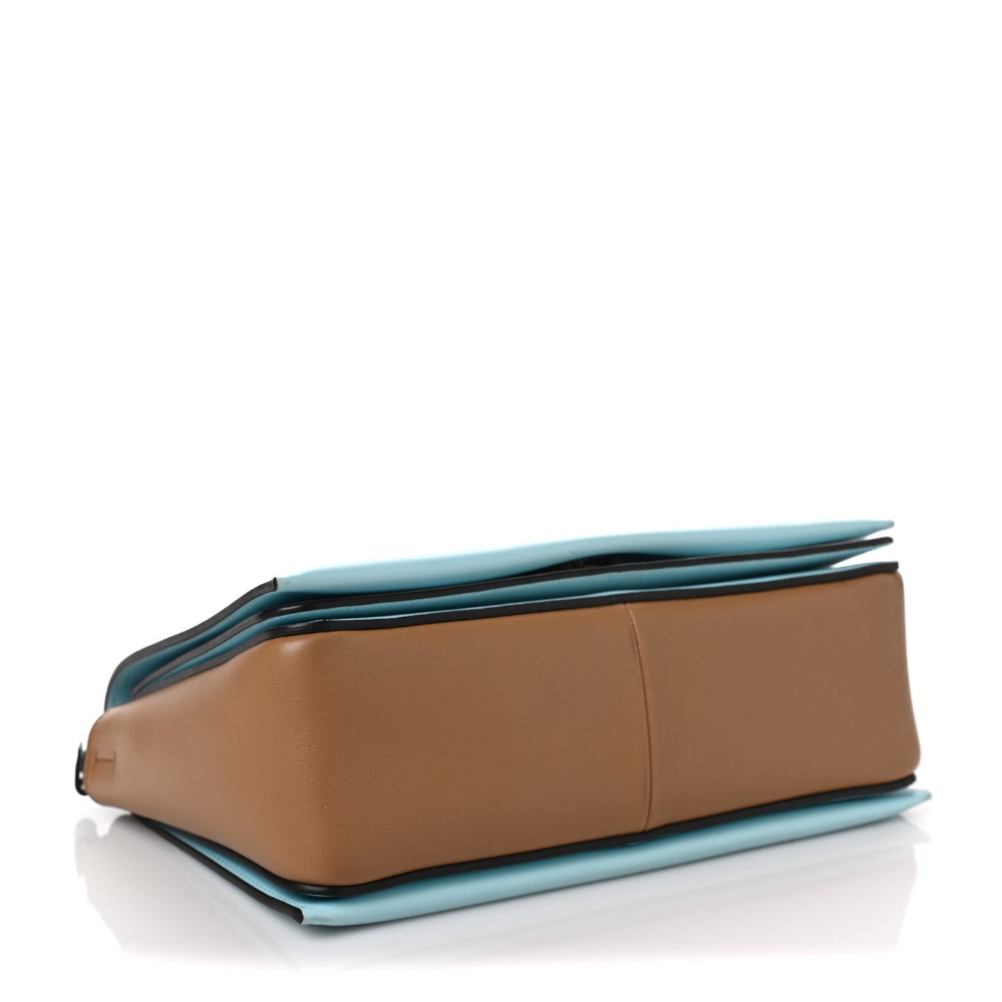 Shiny Smooth Calfskin Medium Frame Shoulder Bag