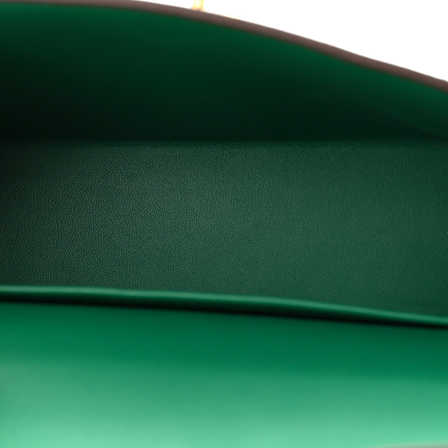 Hermes Ostrich Horseshoe Mini Kelly Sellier 20 Vert Vertigo Nata 5 of 11