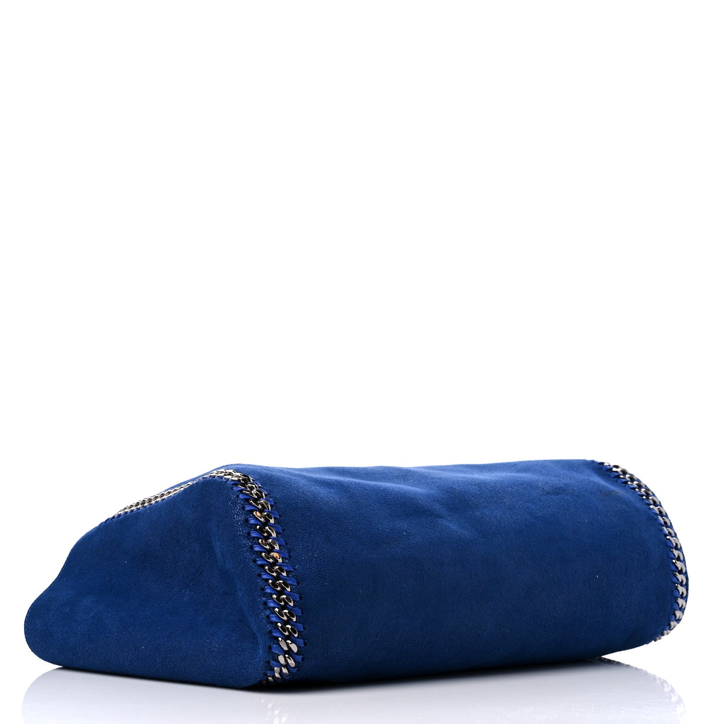 Chamois Shiny Dotted Reversible Tote Blue