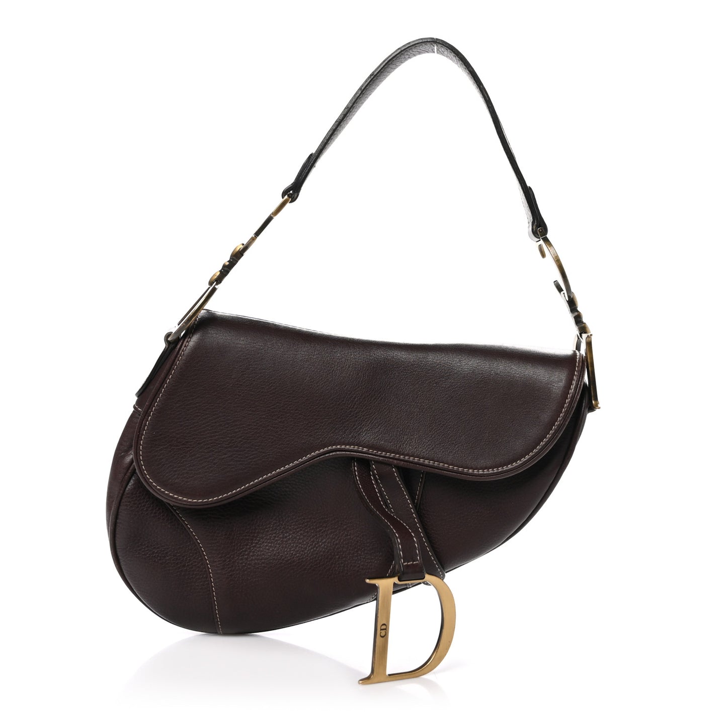 Calfskin Saddle Bag Brown
