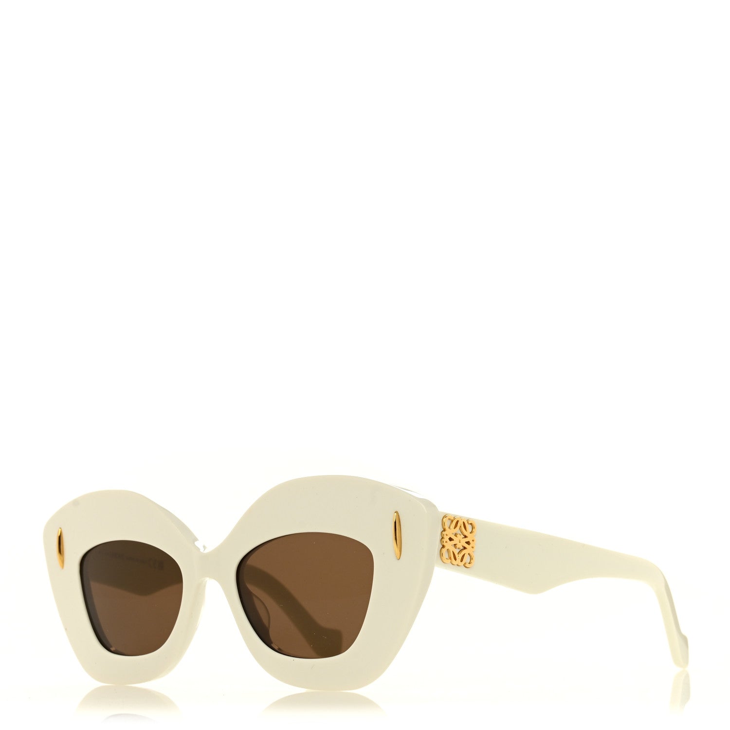 slim jxmmi rolex goggles Loewe Acetate Anagram Cat Eye Sunglasses LW40127I White 1846312 – FASHIONPHILE