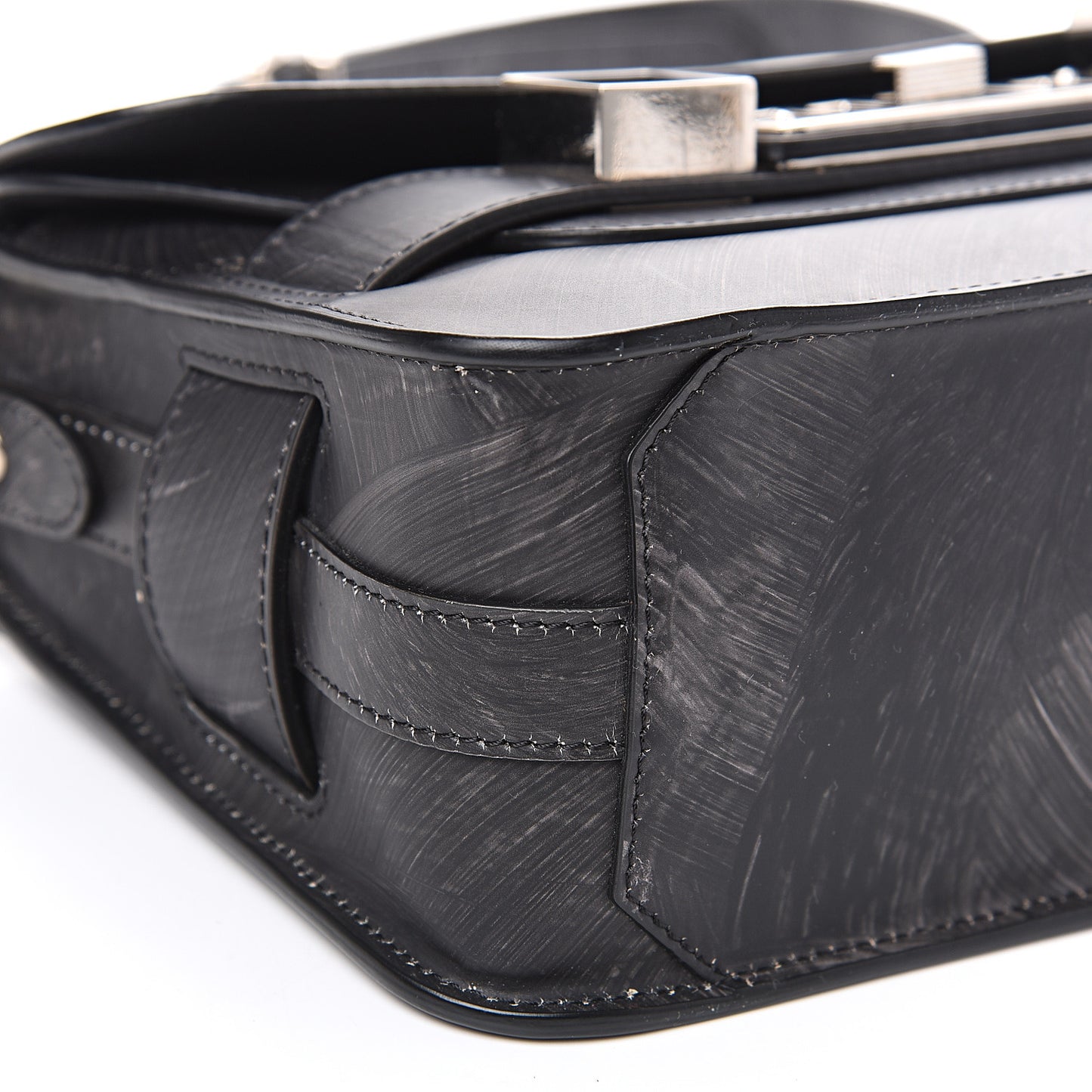 New Linosa Mini PS11 Classic Chalk Board Shoulder Bag Grey
