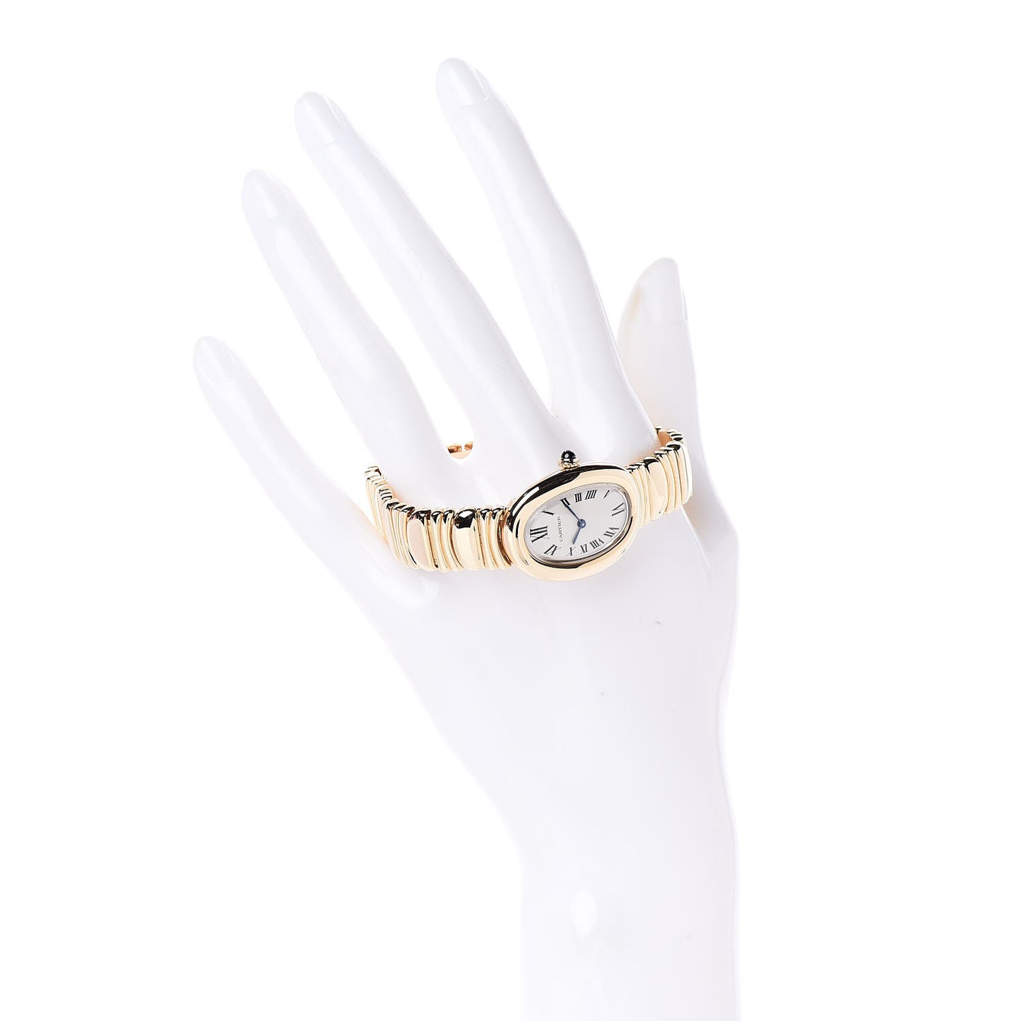 18K Yellow Gold 22mm Baignoire Quartz Watch