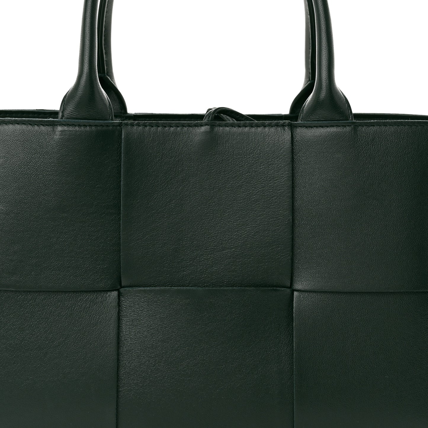 Nappa Maxi Intrecciato Small Arco Tote Inkwell