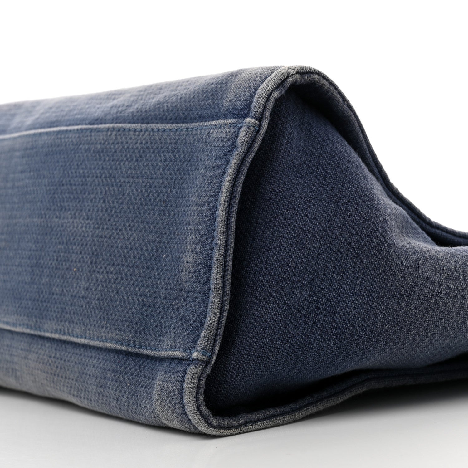 Chanel Canvas Medium Deauville Tote Blue 10 of 12