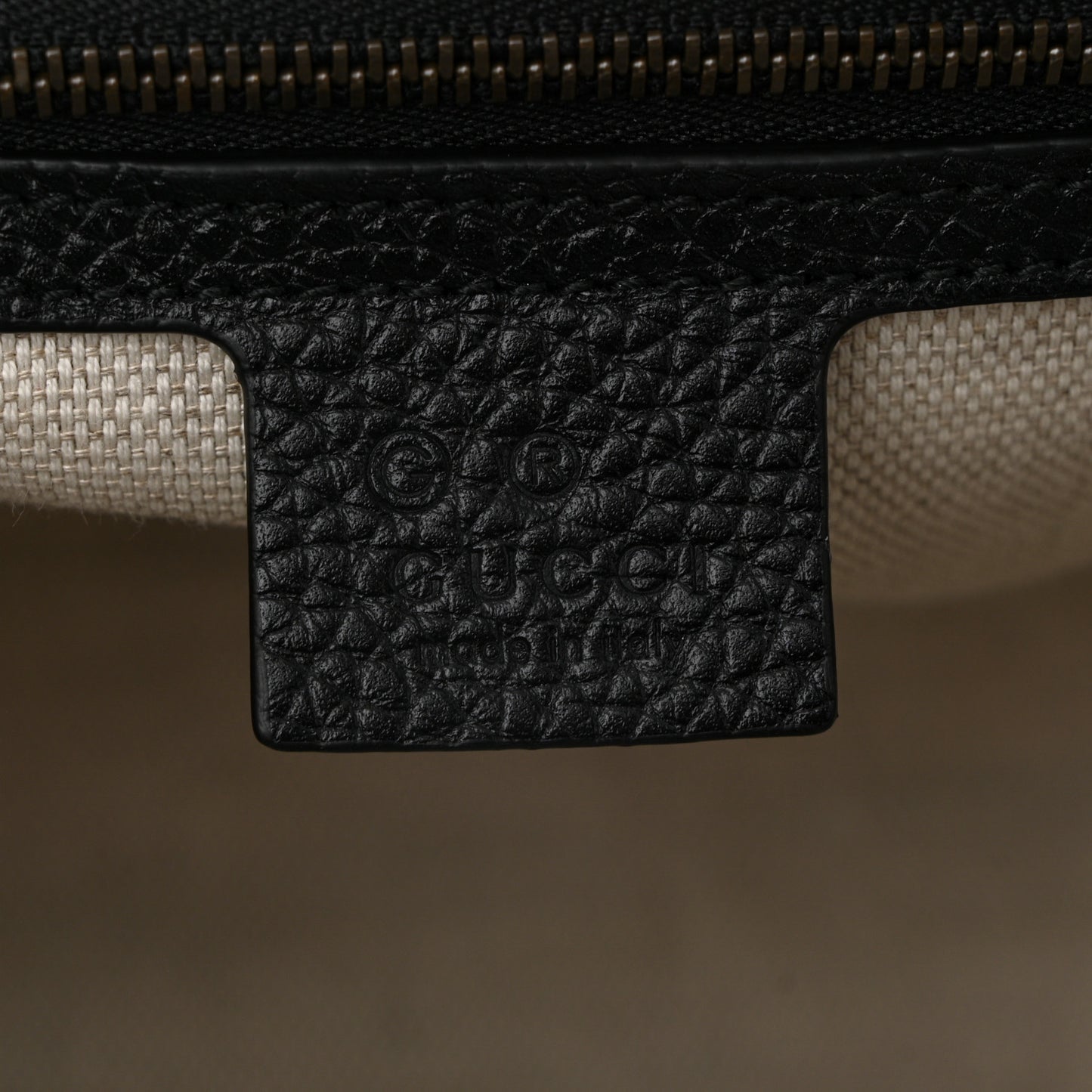 Calfskin Small GG Marmont Top Handle Bag Black