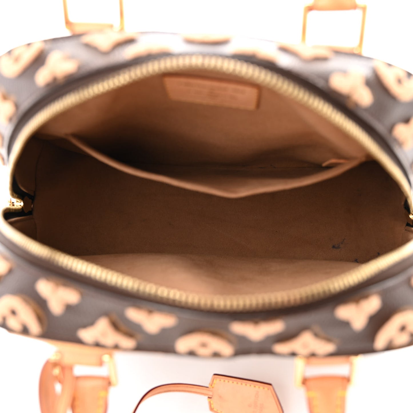 Monogram Tuffetage Deauville Cube Caramel