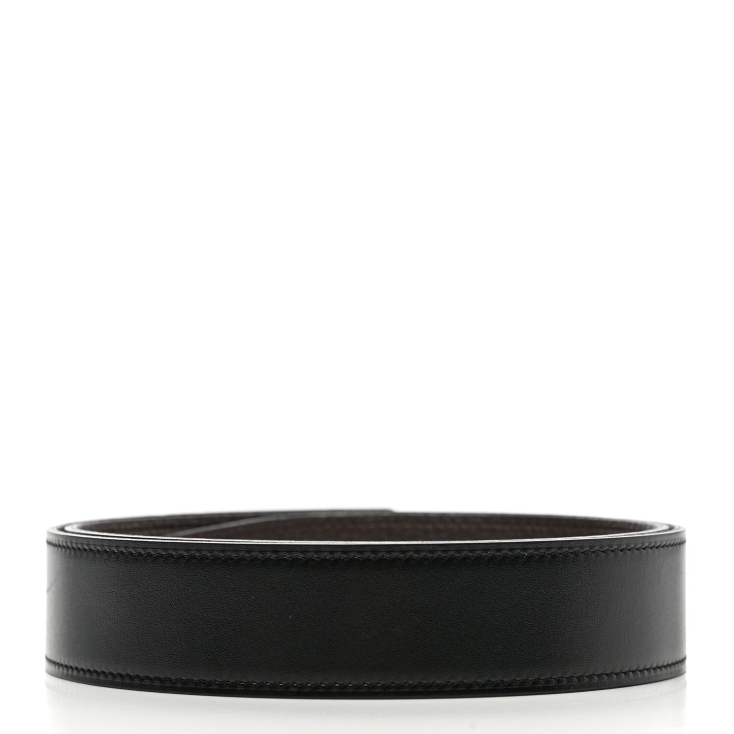 Box Togo 32mm H Belt Strap 80 Black Chocolate