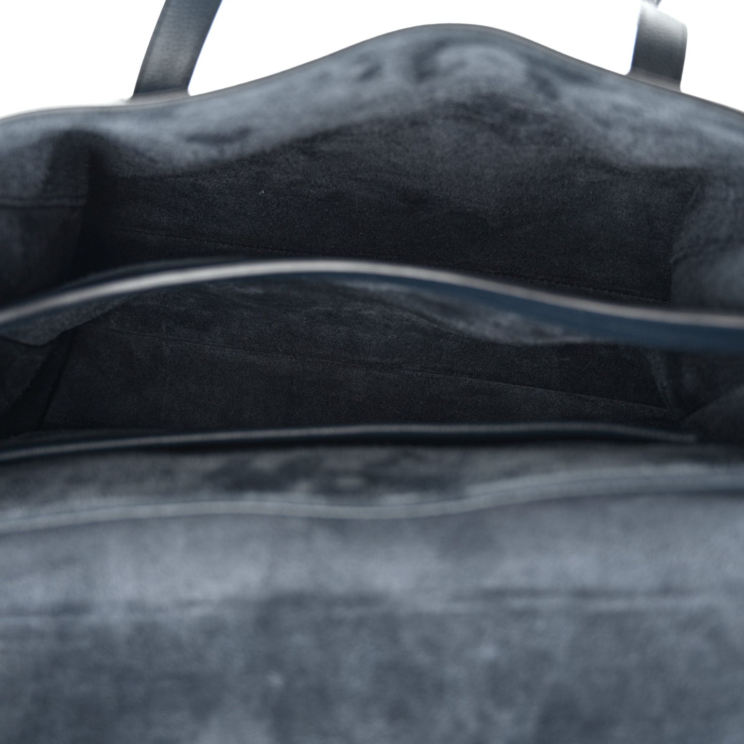 Supple Grained Calfskin Medium Soft 16 Bag Navy Blue