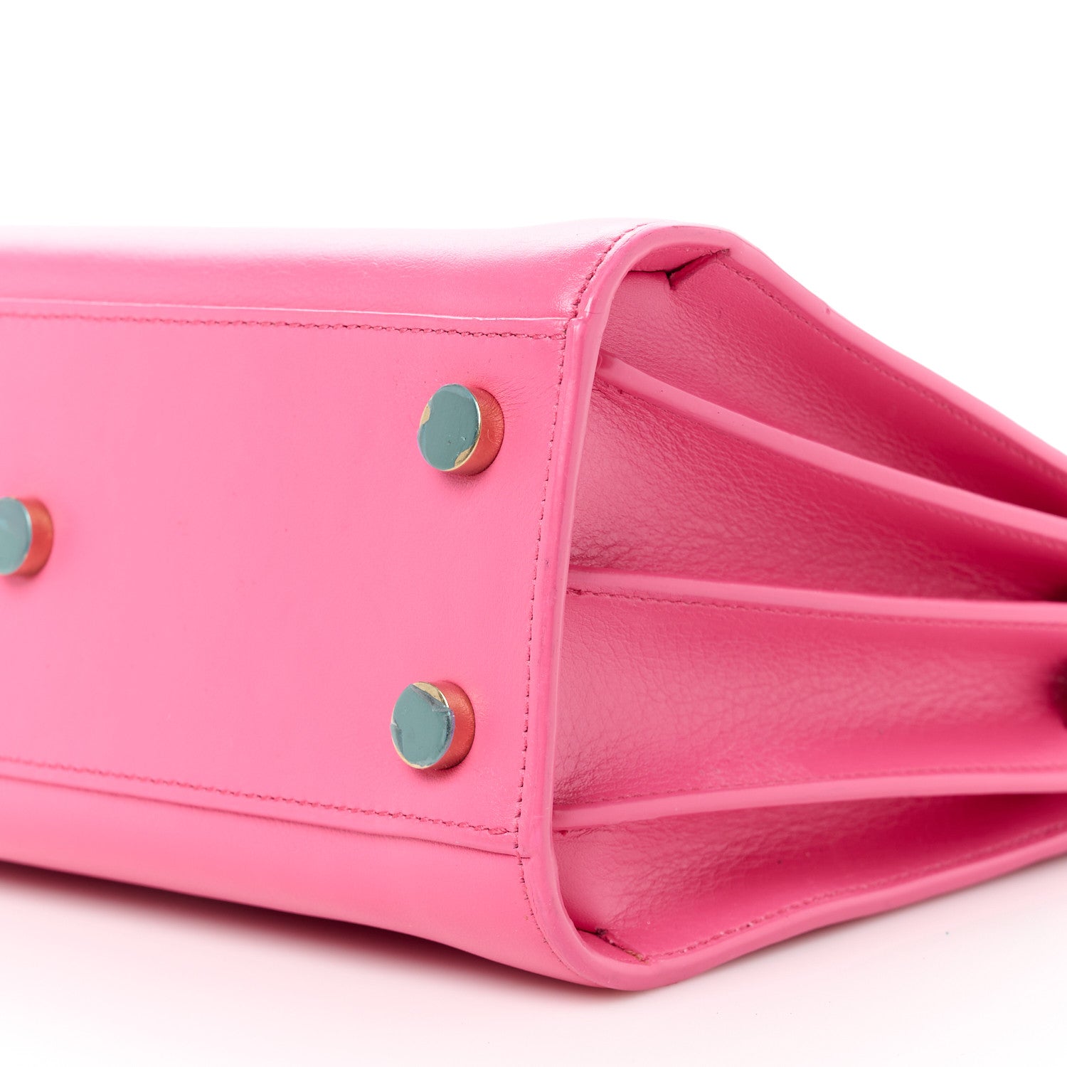 Saint Laurent Calfskin Nano Sac De Jour Lipstick Fuchsia 11 of 11