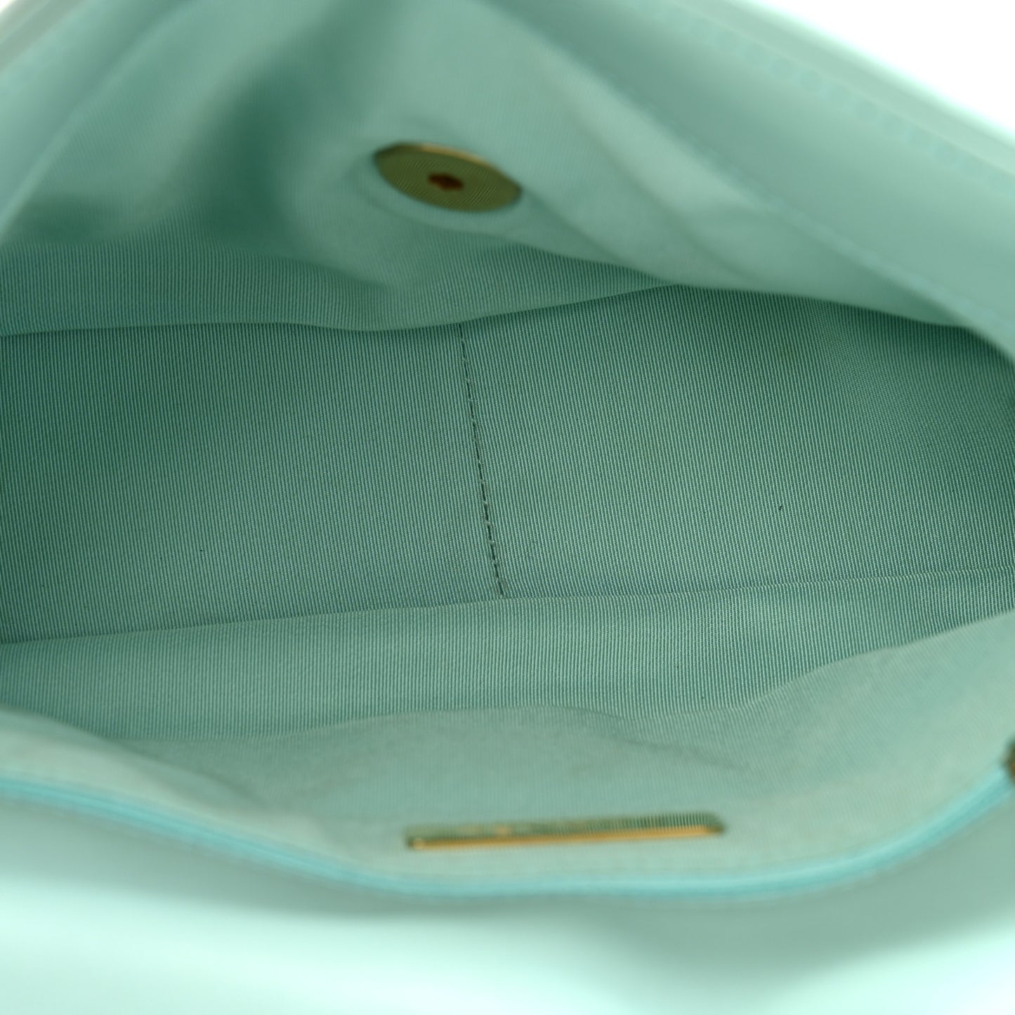 Goatskin Quilted Medium Chanel 19 Flap Light Blue