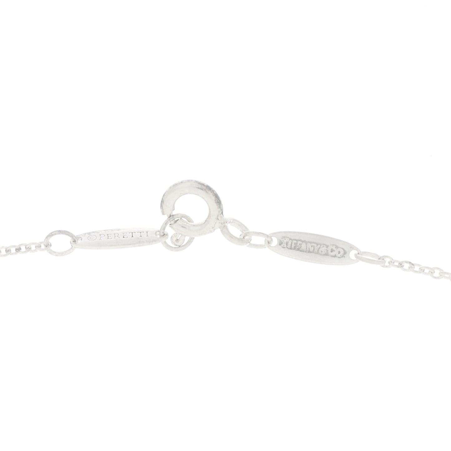 Sterling Silver Elsa Peretti Letter N Pendant Necklace