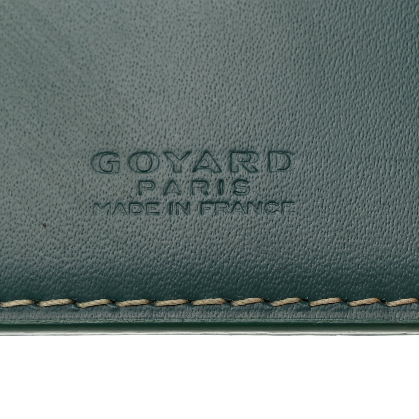 Goyardine Bi-Fold Victoire PM Wallet Green