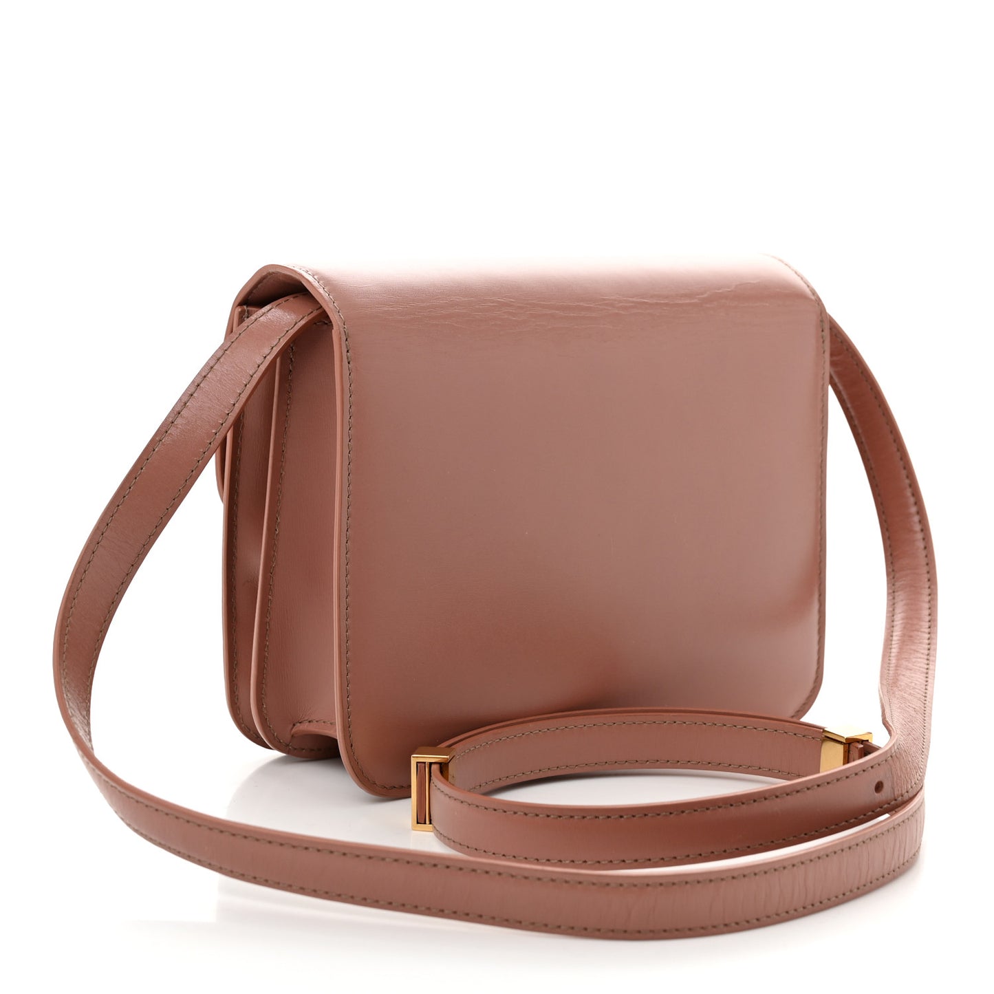 Box Calfskin Teen Classic Box Flap Bag Antique Rose