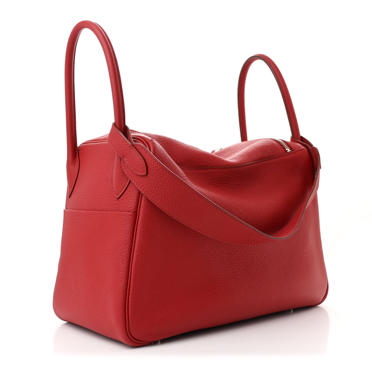 Taurillon Clemence Lindy 34 Rouge Garance