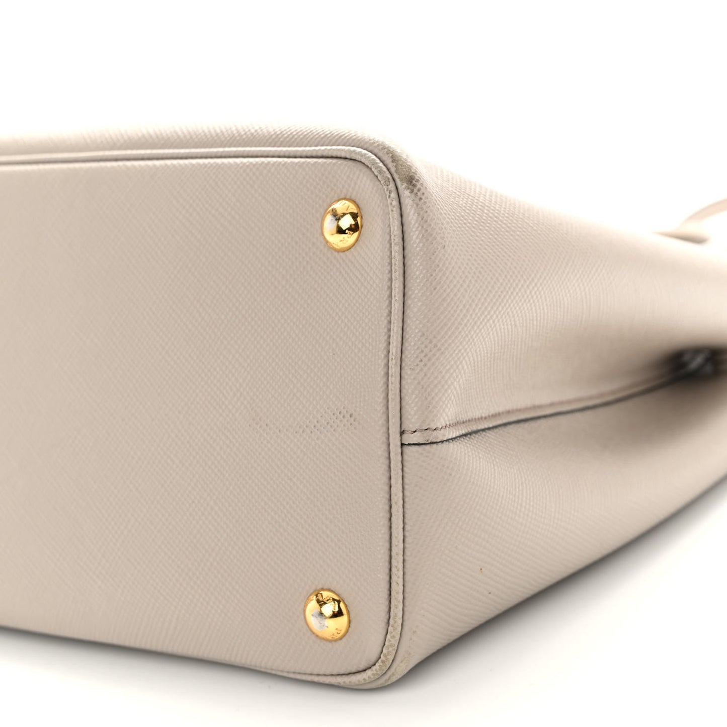 Saffiano Cuir Small Double Bag Pomice
