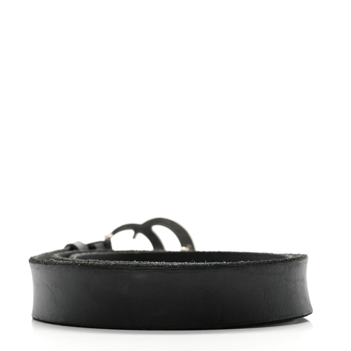 Cuoio Toscano Nickel Double G 30mm Belt 75 30 Black