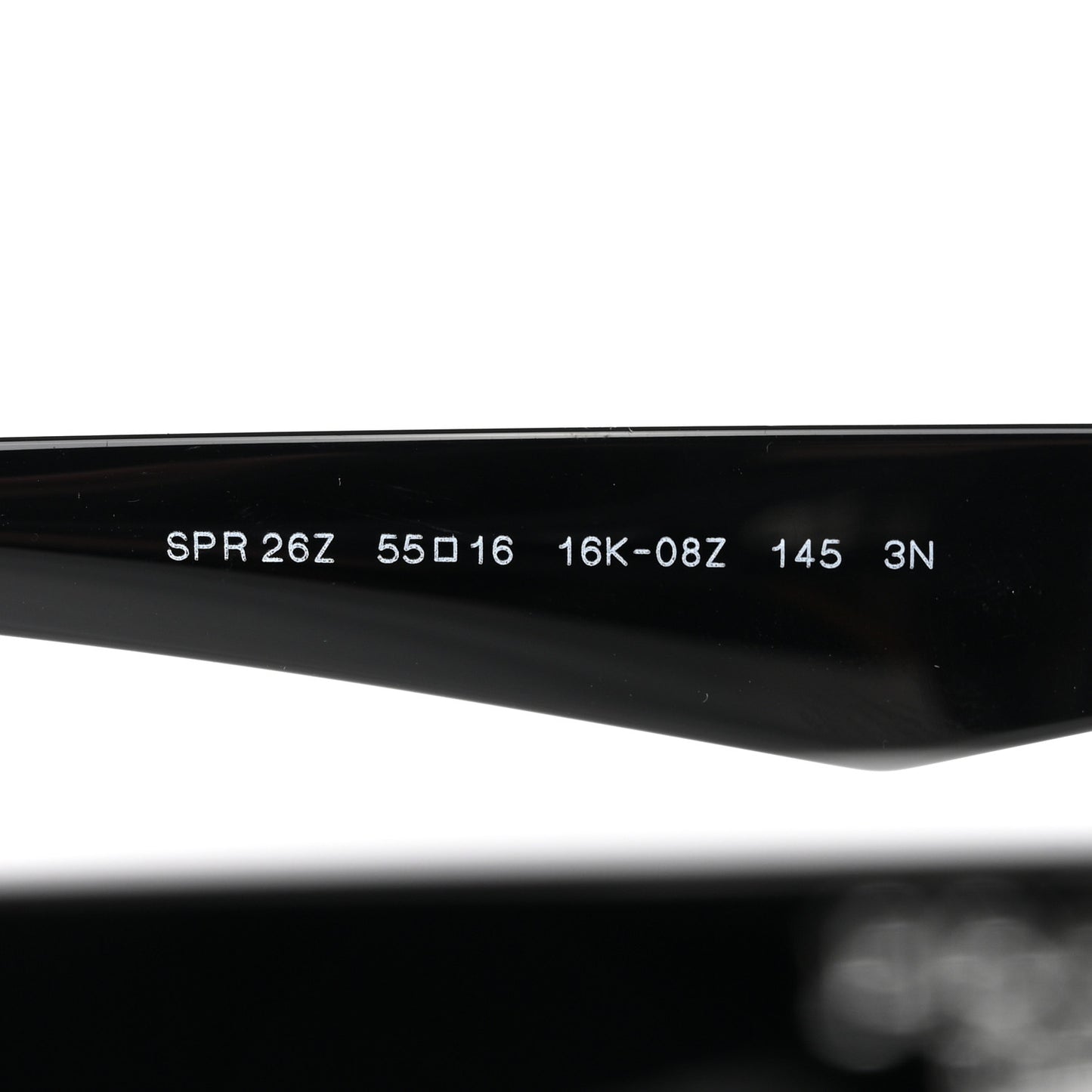 Acetate Oval Sunglasses SPR 26Z Black