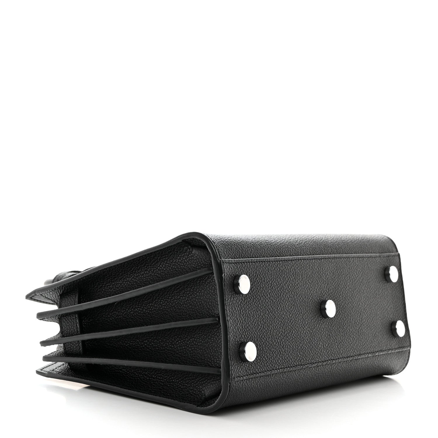 Saint Laurent Grained Calfskin Nano Sac De Jour Black 4 of 10