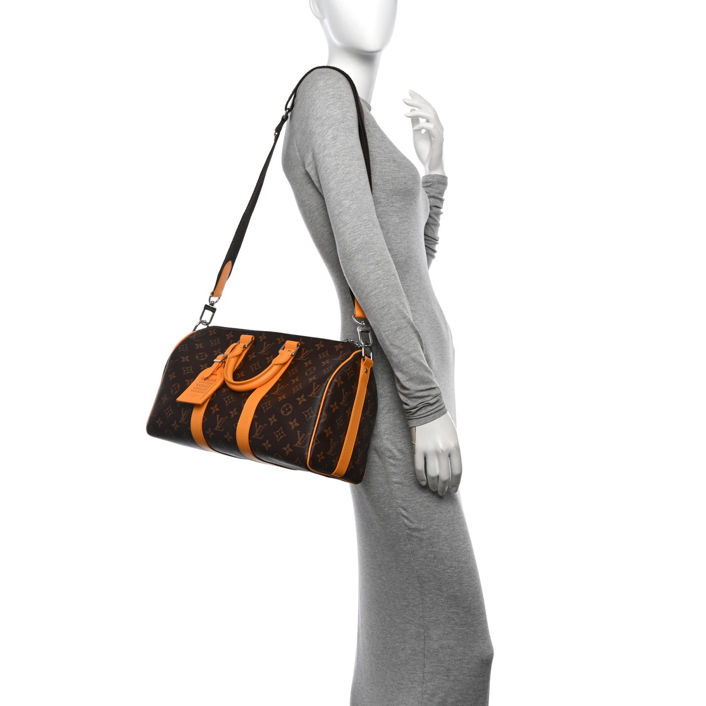 Monogram Macassar Keepall Bandouliere 35 Jaune Mat