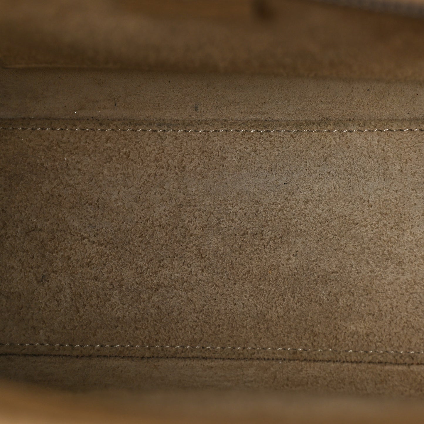 Drummed Calfskin Nano Luggage Dune