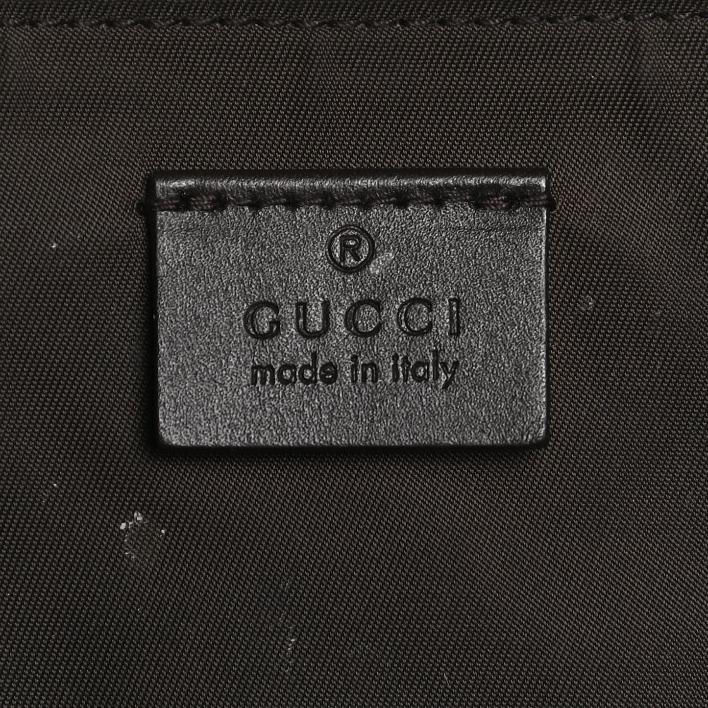 GG Plus Monogram Messenger Diaper Bag Dark Brown