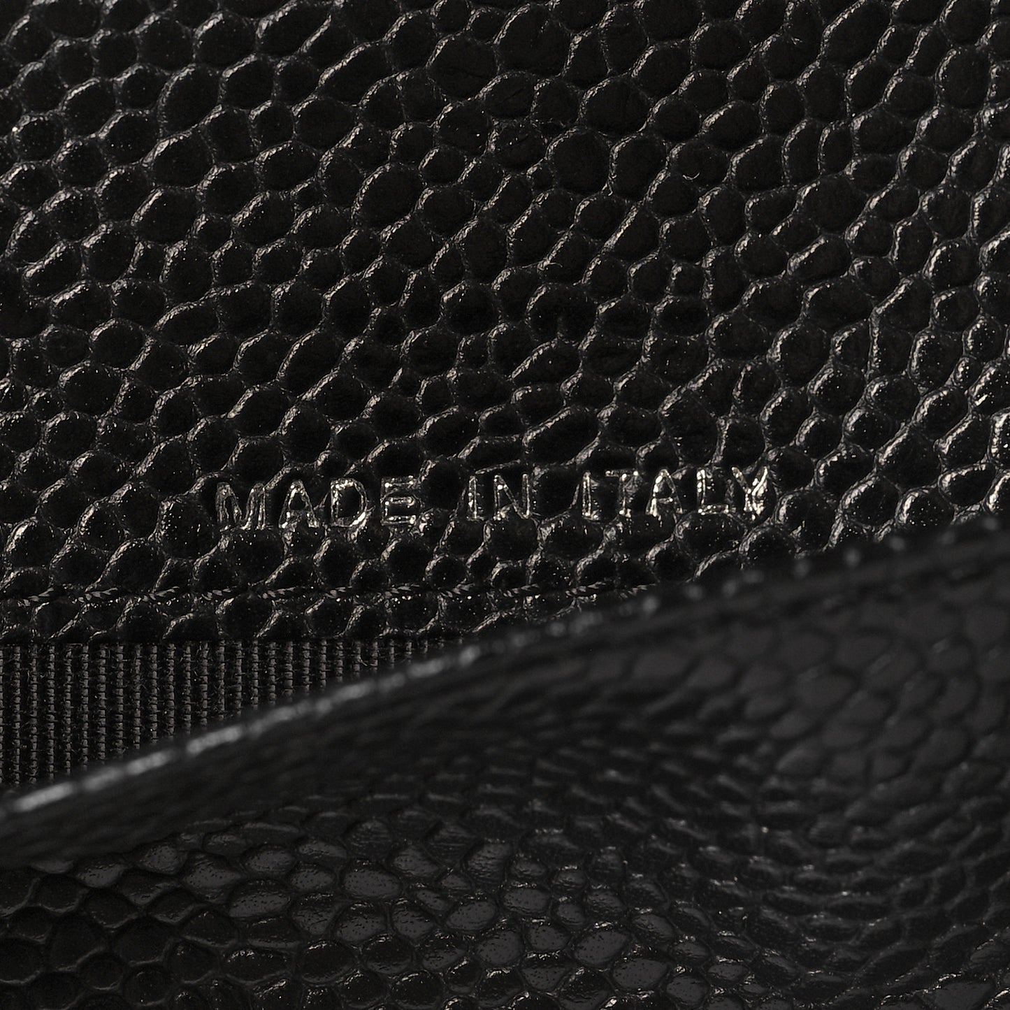 Caviar Quilted Agenda Cover Black