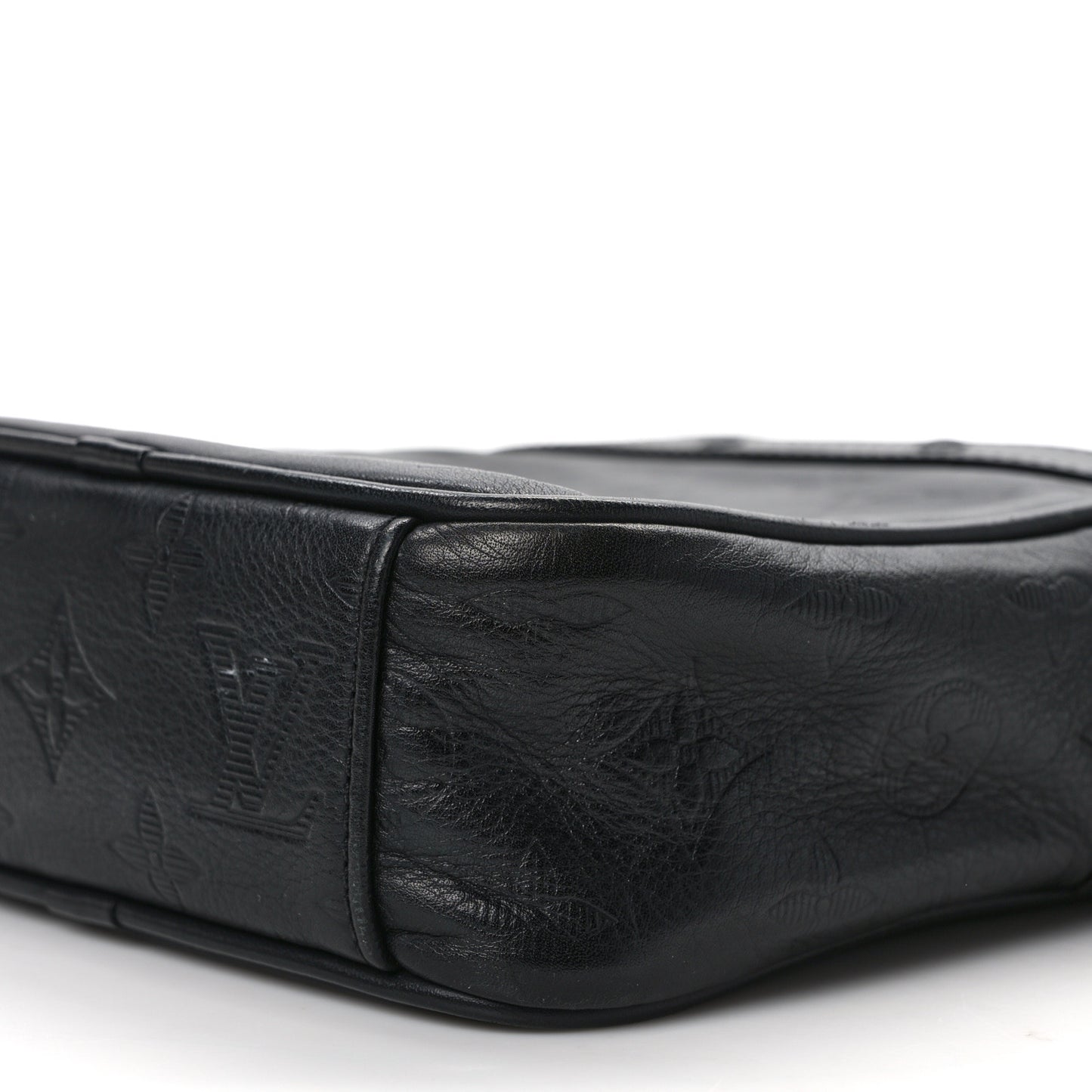 Calfskin Monogram Shadow Danube PM Black