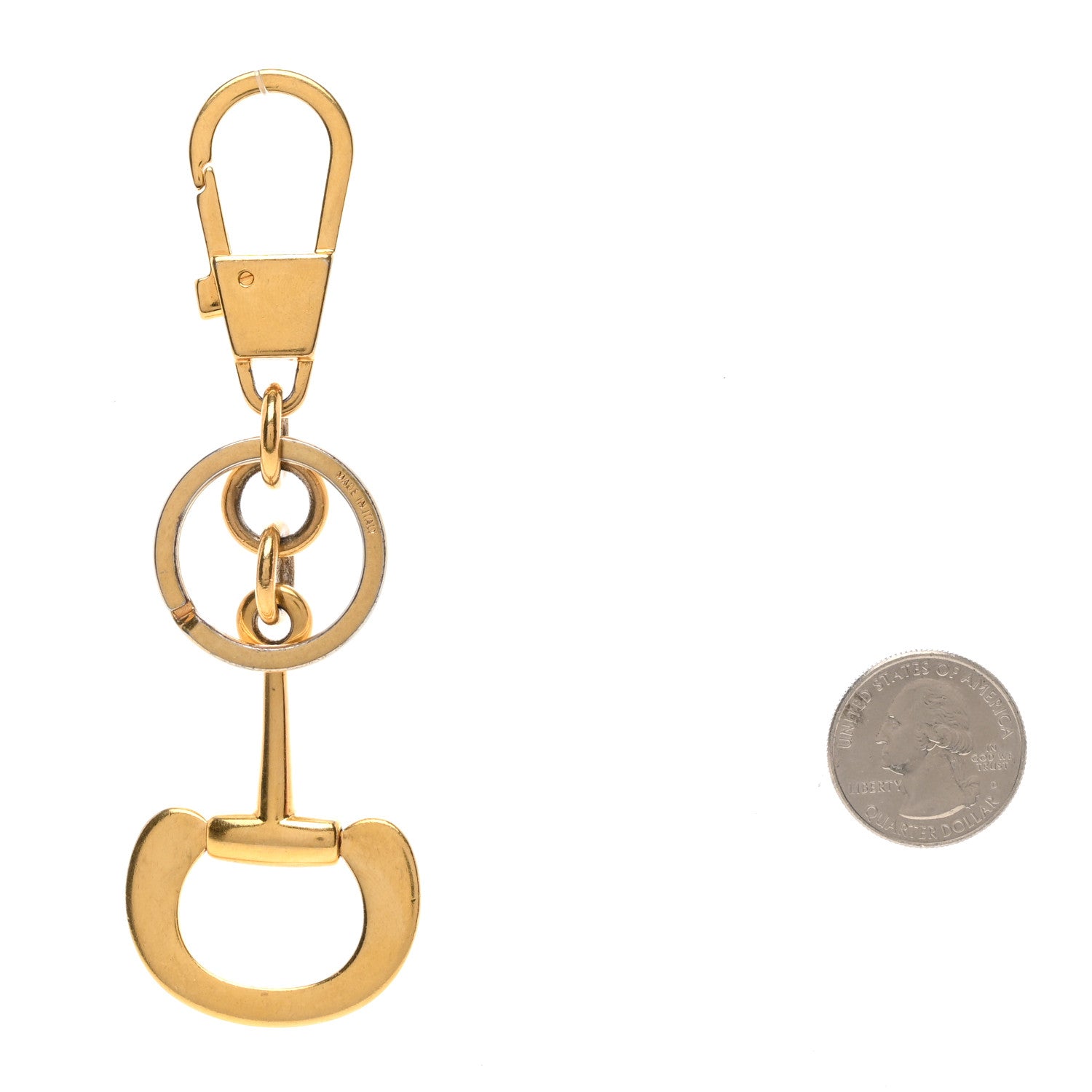 Gucci Horsebit 1955 Key Ring Gold 2 of 4