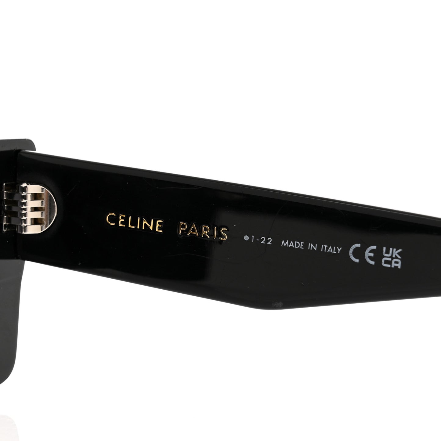 Acetate Monochroms Square Sunglasses CL40214U Black