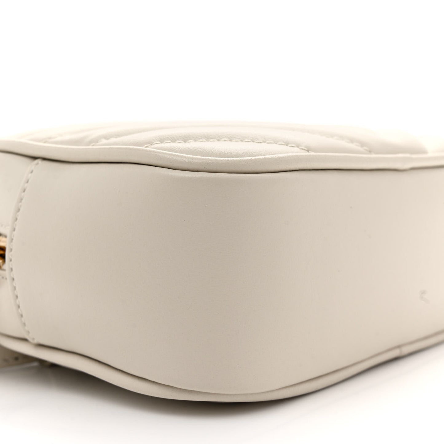 Calfskin Matelasse Monogram Lou Belt Bag Ivory
