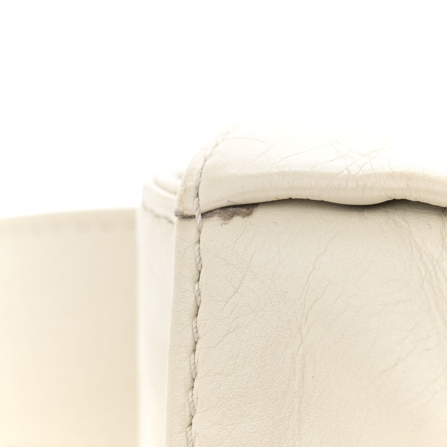 Paper Calfskin Intrecciato Stretch Cassette Belt Bag White