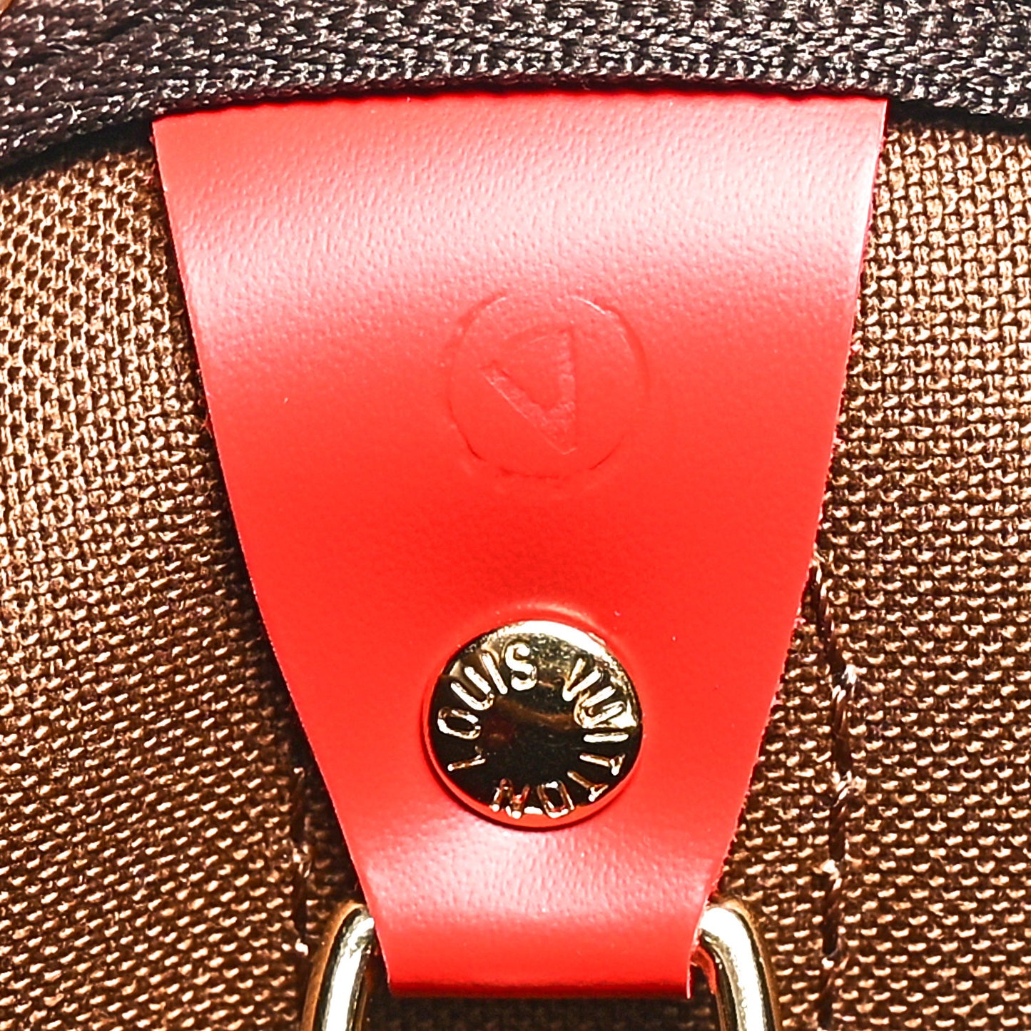 Calfskin Monogram Keepall Bandouliere 50 Coquelicot