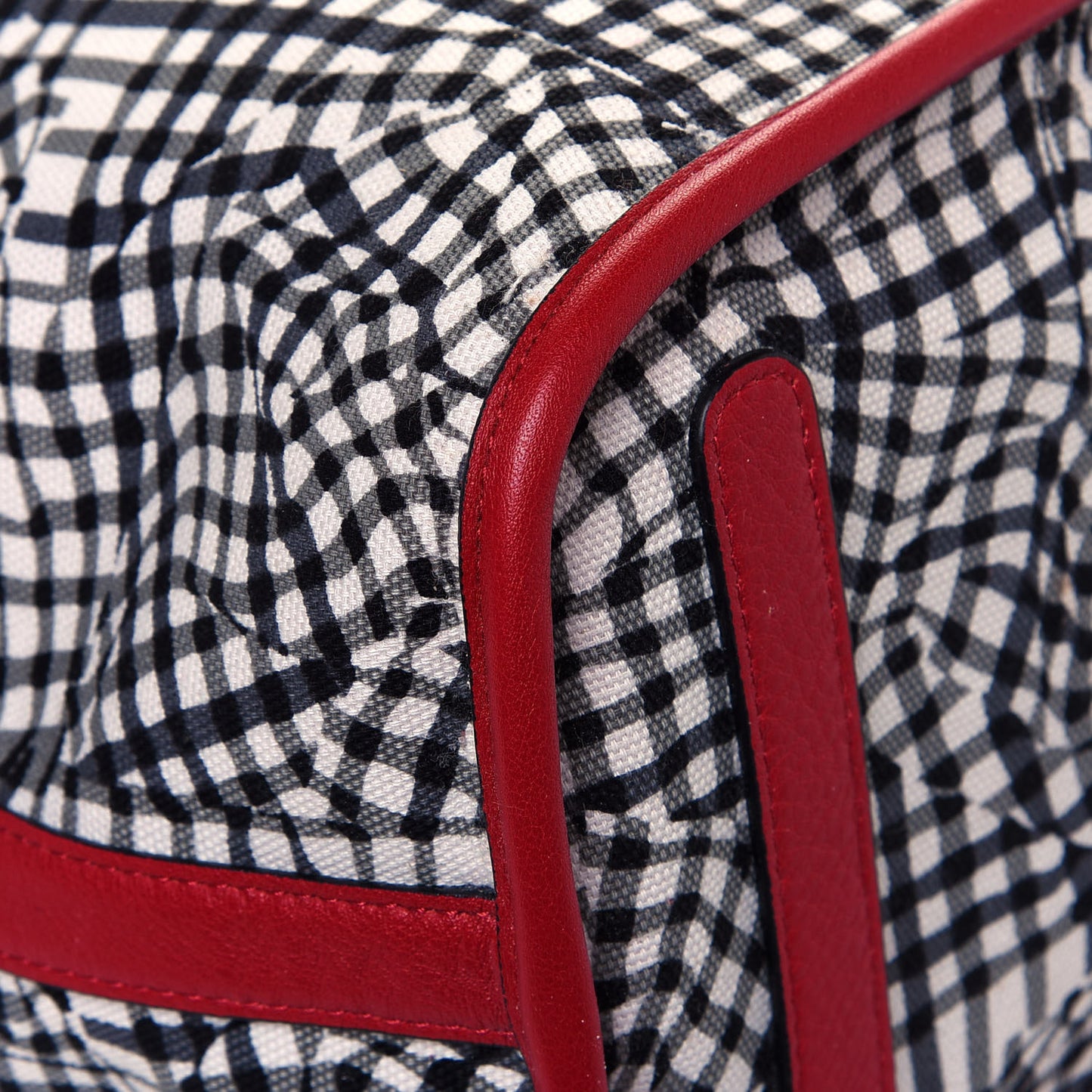 Visetos Medium Liz Reversible Shopper Tote Ruby Red