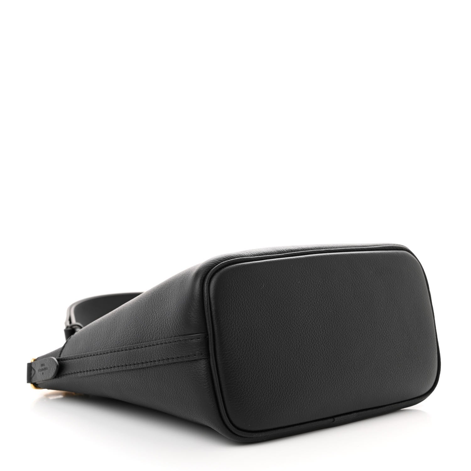 Louis Vuitton Calfskin Lock and Walk Bucket Black 4 of 10