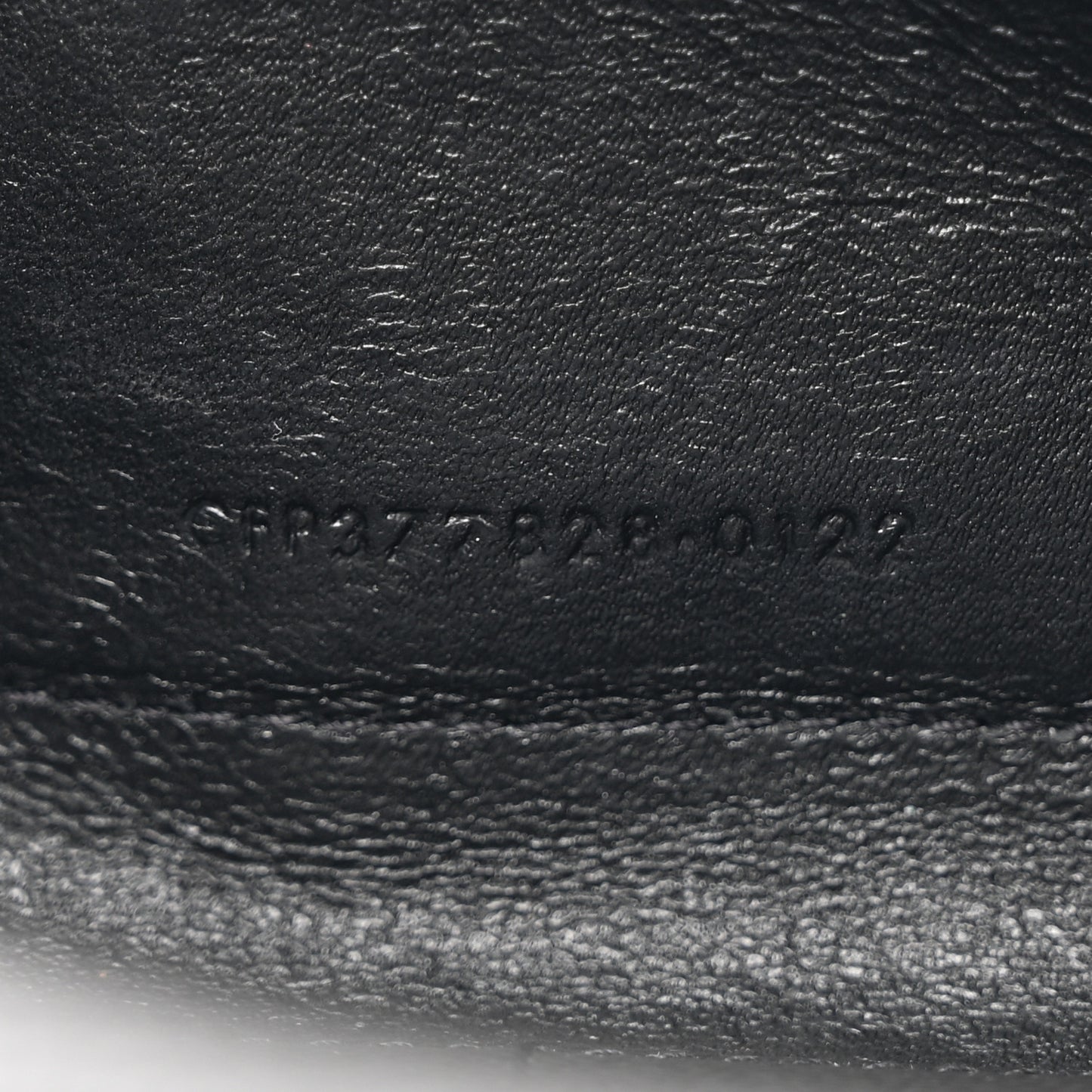 Grain De Poudre Matelasse Chevron Monogram Chain Wallet Black