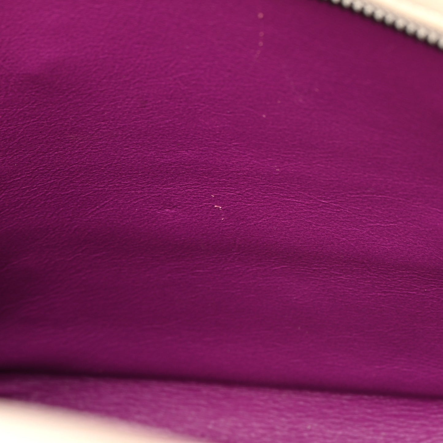Smooth Calfskin Nano Luggage White Magenta