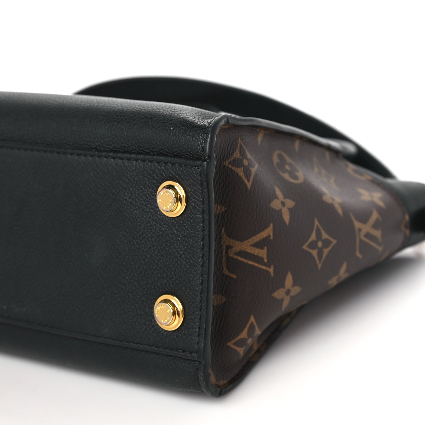 Calfskin Monogram On My Side PM Black