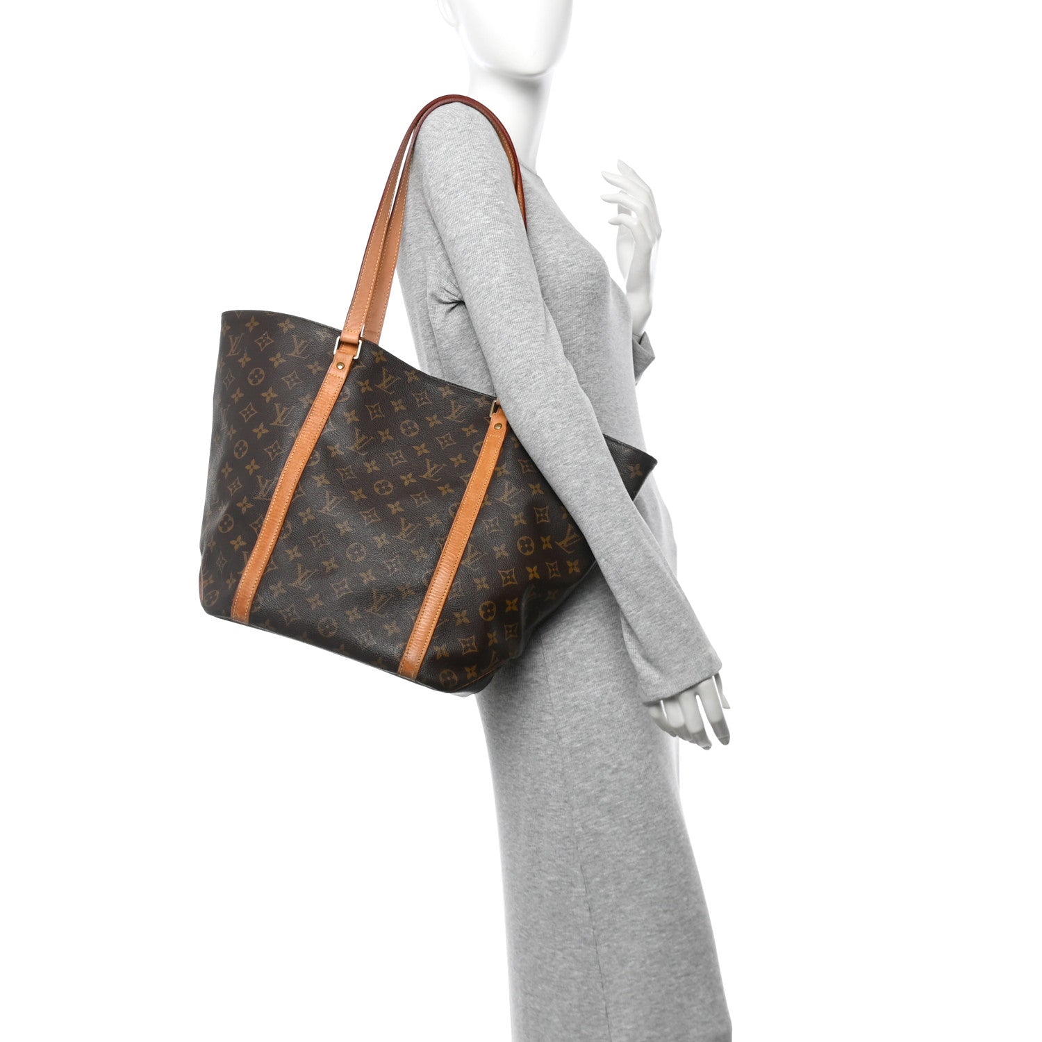 Louis Vuitton Monogram Sac Shopping Tote 2 of 11