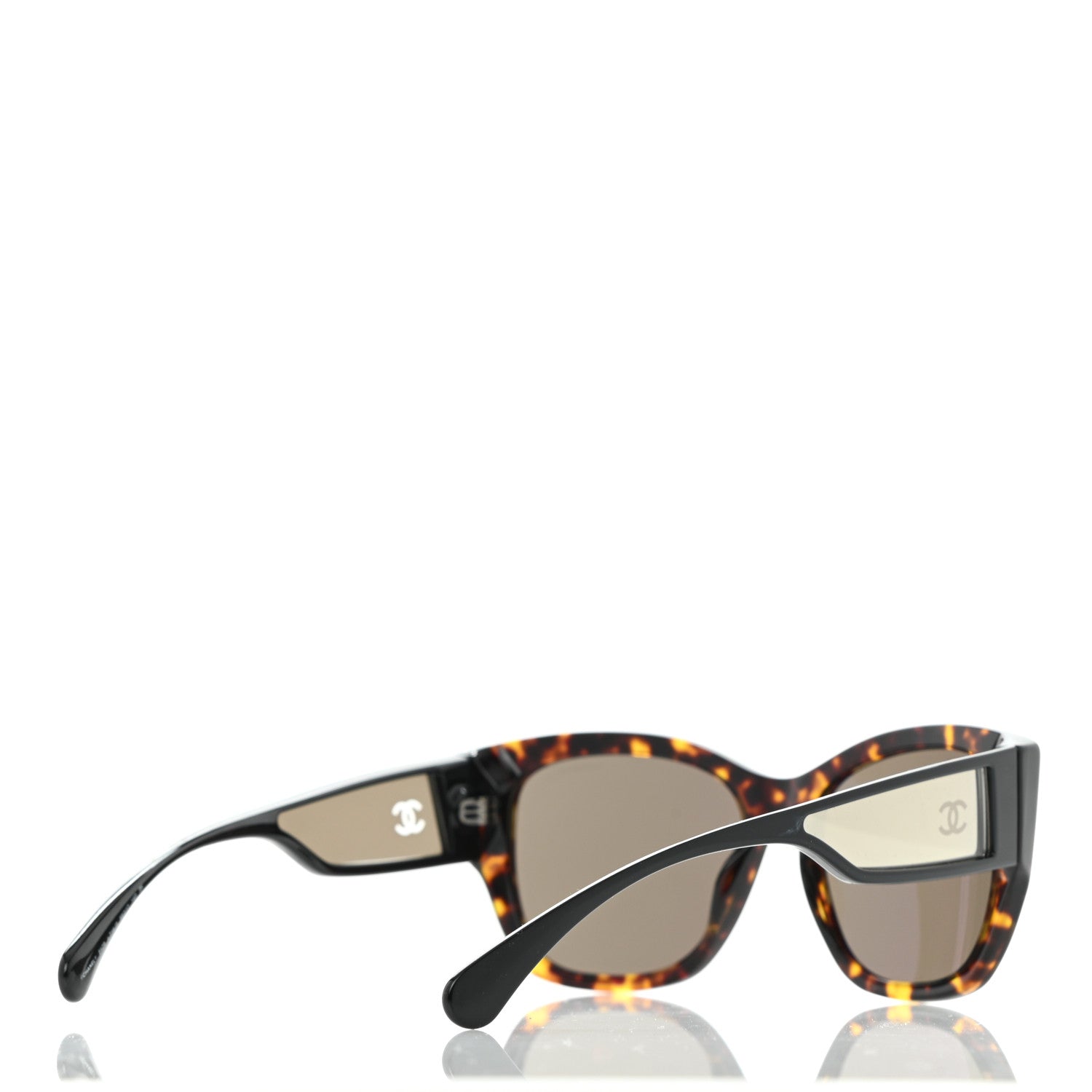 Chanel Acetate Butterfly Sunglasses 5429 Dark Tortoise 4 of 8