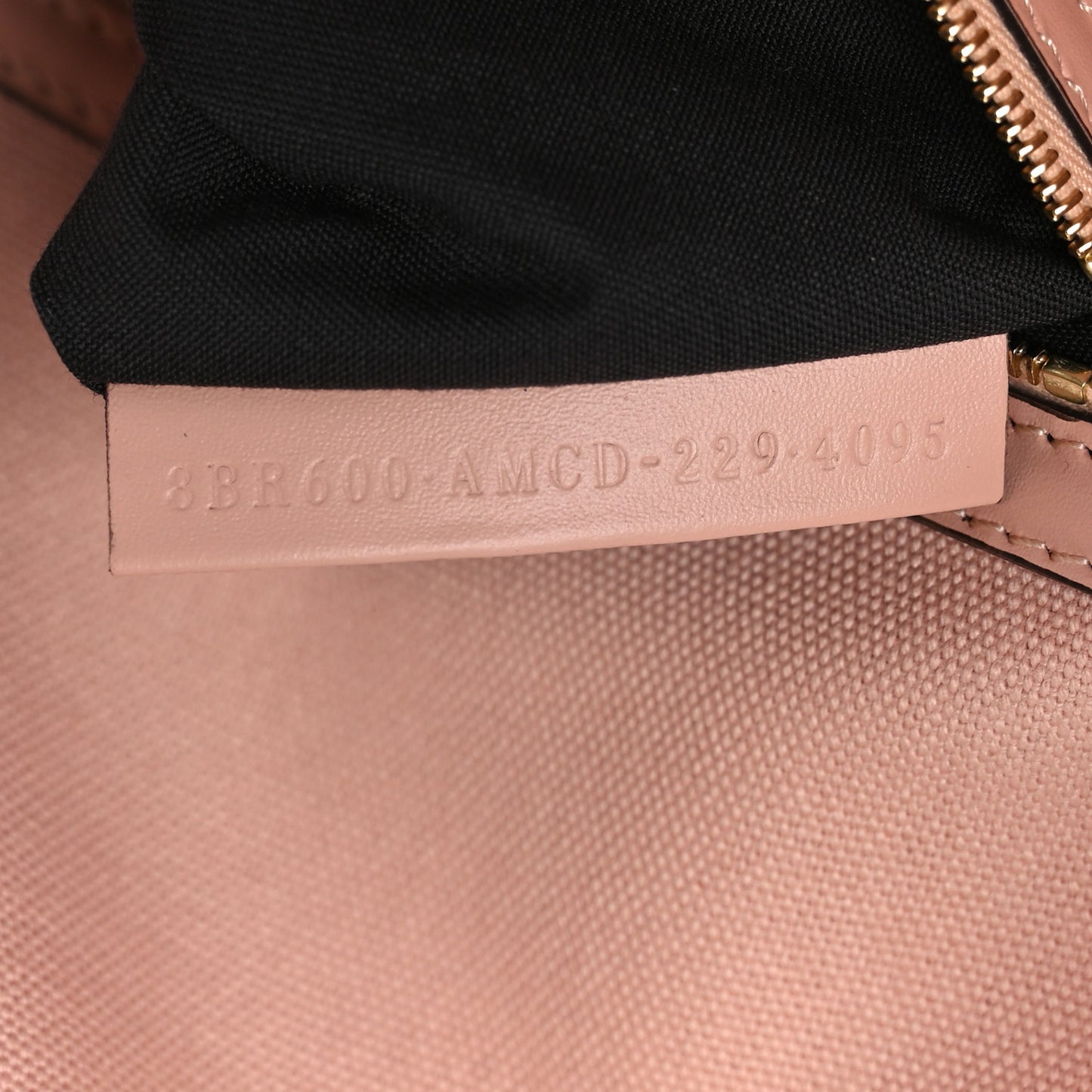 Canvas Vitello King Extra Strap FF Embroidered Baguette Baby Pink
