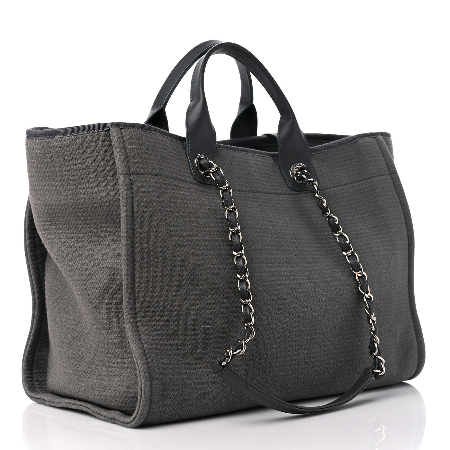 Mixed Fibers Small Deauville Tote Grey