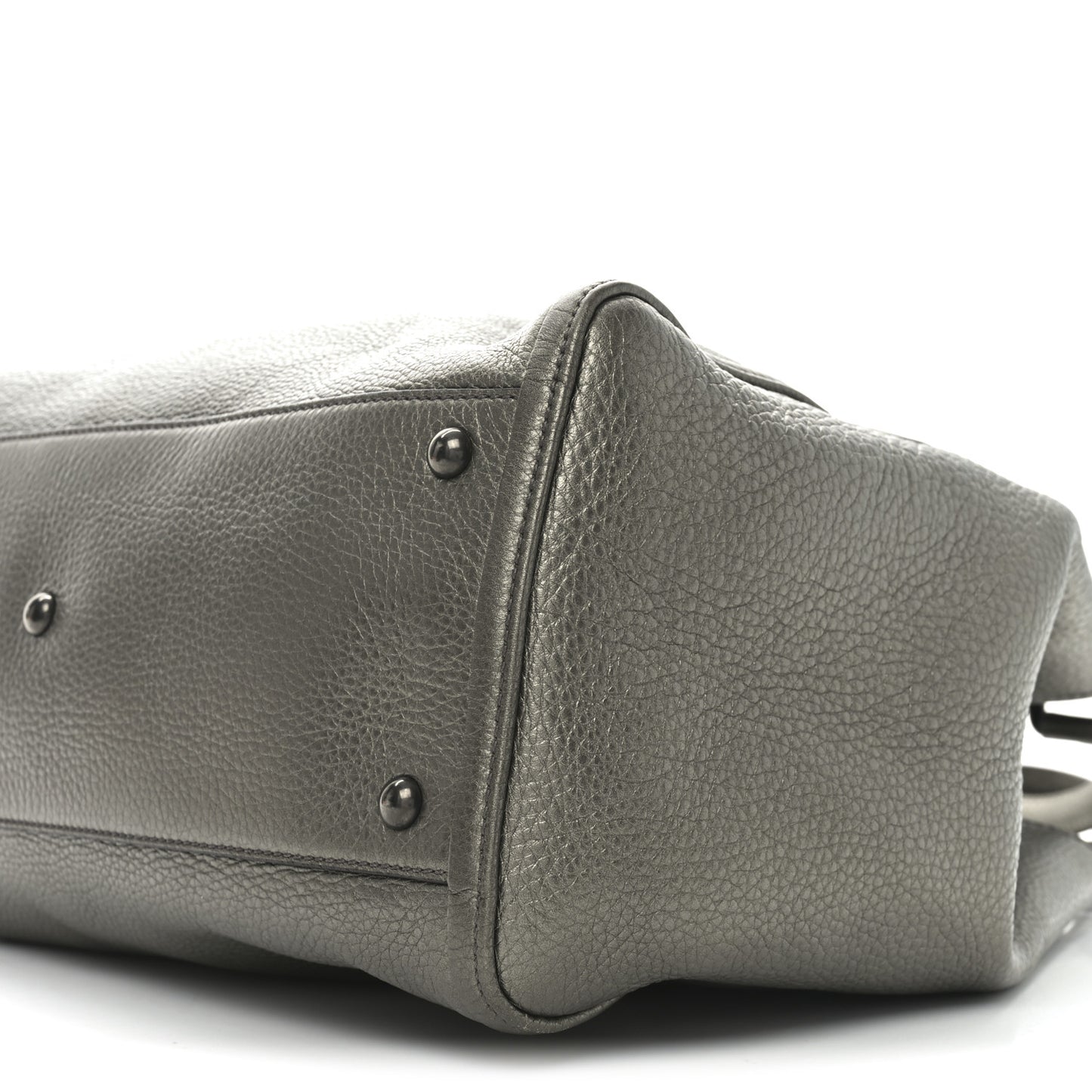Metallic Cellarius Calfskin Medium Soho Shoulder Bag Sasso