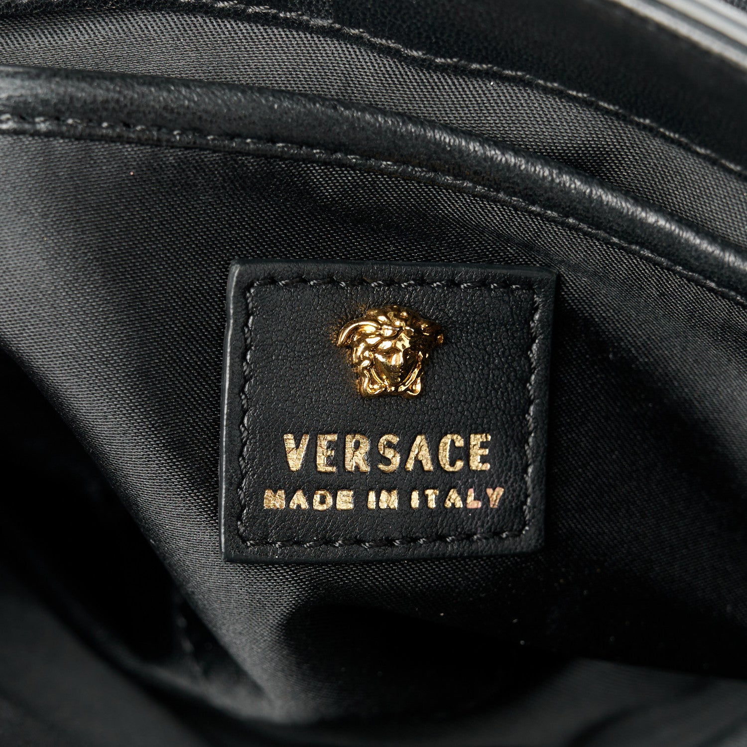 Versace Nappa Palazzo Sultan Shoulder Bag Black 6 of 11