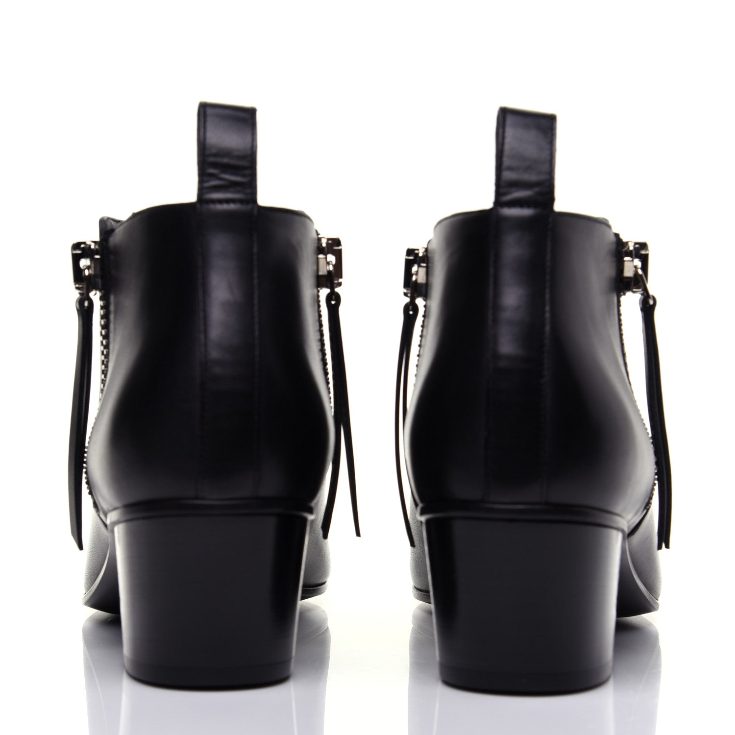 Gucci Kid Ankle Booties 38 Black 5 of 11