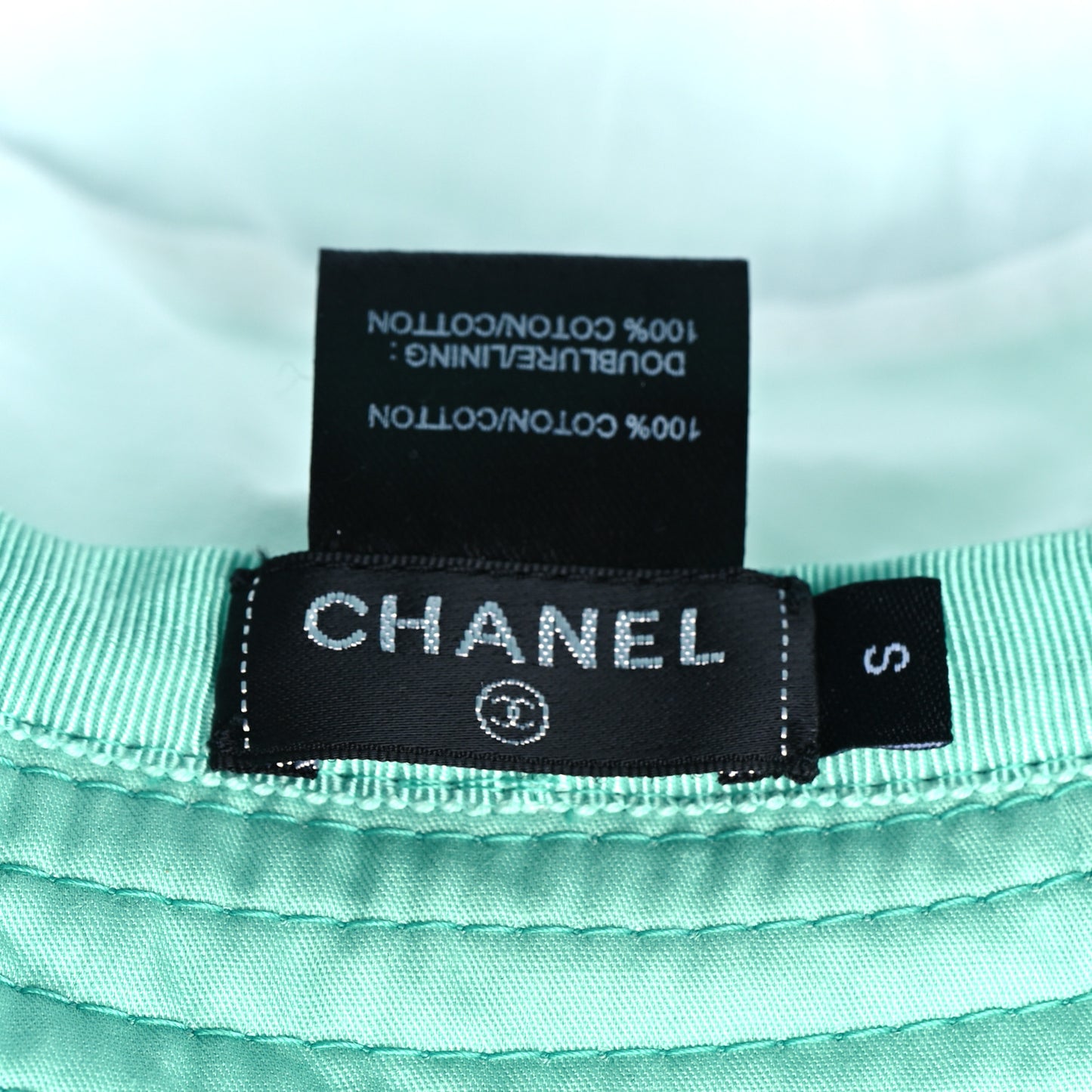 Cotton CC Cloche Bucket Hat S Turquoise Fuchsia